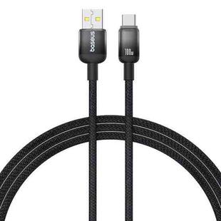 Baseus Discolor Series 100W USB to USB-C / Type-C Fast Charging Cable, Cable Length:1m(Black)