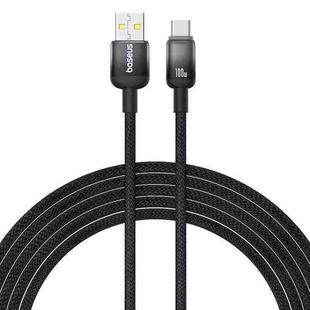 Baseus Discolor Series 100W USB to USB-C / Type-C Fast Charging Cable, Cable Length:2m(Black)