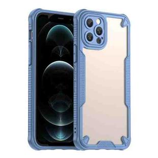 For iPhone 12 Pro Max Armor Glaze PC Hybrid TPU Phone Case(Blue)