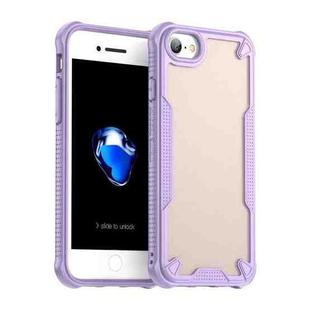 For iPhone 7 Armor Glaze PC Hybrid TPU Phone Case(Purple)