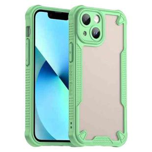 For iPhone 13 mini Armor Glaze PC Hybrid TPU Phone Case(Green)