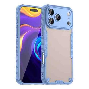 For iPhone 17 Pro Max Armor Glaze PC Hybrid TPU Phone Case(Blue)