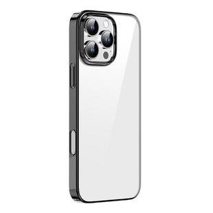 For iPhone 16 Pro Max Mutural Jiantou Series Electroplating Hybrid PC Phone Case(Black)
