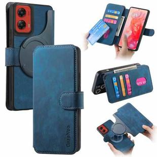 For Motorola Moto G Stylus 5G 2024 CaseNeo MagSafe RFID Anti-theft Retro Leather Phone Case(Blue)