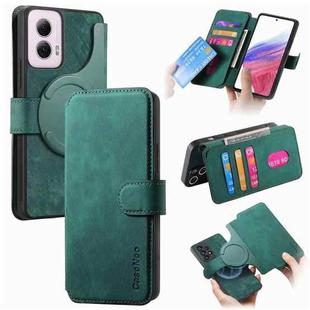 For Motorola Moto G Power 5G 2024 CaseNeo MagSafe RFID Anti-theft Retro Leather Phone Case(Green)