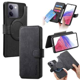 For vivo Y300+ / Y200 Pro 5G CaseNeo MagSafe RFID Anti-theft Retro Leather Phone Case(Black)
