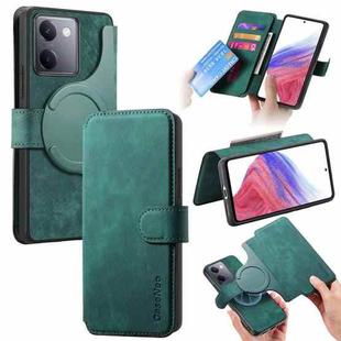 For vivo Y300+ / Y200 Pro 5G CaseNeo MagSafe RFID Anti-theft Retro Leather Phone Case(Green)