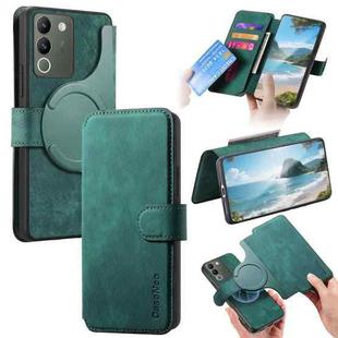 For vivo V29e / Y200 CaseNeo MagSafe RFID Anti-theft Retro Leather Phone Case(Green)