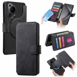 For Huawei Pura 70 Ultra CaseNeo MagSafe RFID Anti-theft Retro Leather Phone Case(Black)