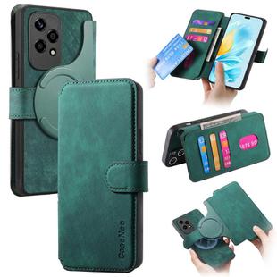For Honor 200 Lite Global CaseNeo MagSafe RFID Anti-theft Retro Leather Phone Case(Green)