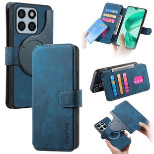 For Honor X8b CaseNeo MagSafe RFID Anti-theft Retro Leather Phone Case(Blue)