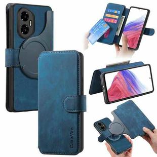 For Honor 300 CaseNeo MagSafe RFID Anti-theft Retro Leather Phone Case(Blue)