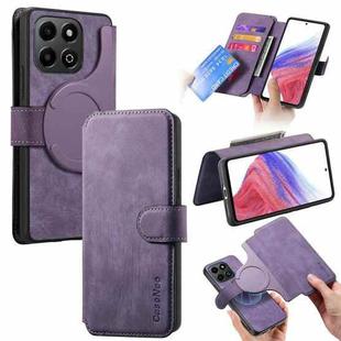 For Honor X6b CaseNeo MagSafe RFID Anti-theft Retro Leather Phone Case(Purple)