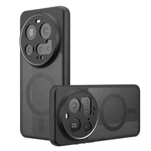 For Xiaomi 15 Ultra Armor MagSafe Precise Hole PC Hybrid TPU Phone Case(Frosted Black)