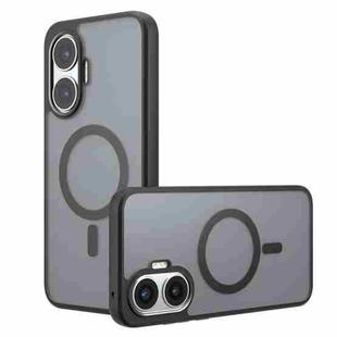 For Xiaomi Poco F7 Armor MagSafe PC Hybrid TPU Phone Case(Frosted Black)