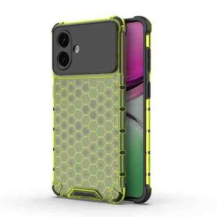 For Samsung Galaxy S26+ 5G Honeycomb Shockproof Phone Case(Green)