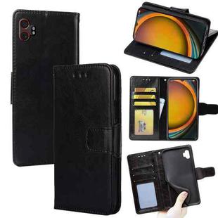 For Samsung Galaxy Xcover 7 Pro 5G Crystal Texture Leather Phone Case(Black)
