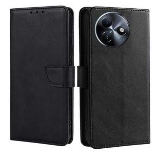 For Itel S24 4G Calf Texture Buckle Flip Leather Phone Case(Black)