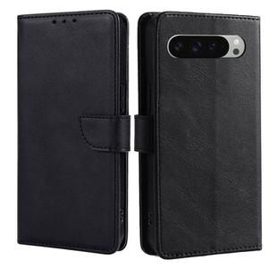 For Google Pixel 9 Pro XL Calf Texture Buckle Flip Leather Phone Case(Black)