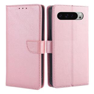 For Google Pixel 9 Pro XL Calf Texture Buckle Flip Leather Phone Case(Rose Gold)