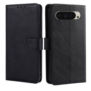 For Google Pixel 9 Calf Texture Buckle Flip Leather Phone Case(Black)