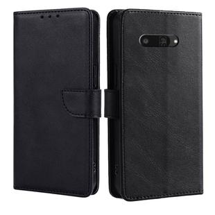 For Kyocera Digno SX4 5G Calf Texture Buckle Flip Leather Phone Case(Black)