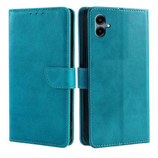 For Samsung Galaxy A06 Calf Texture Buckle Flip Leather Phone Case(Light Blue)