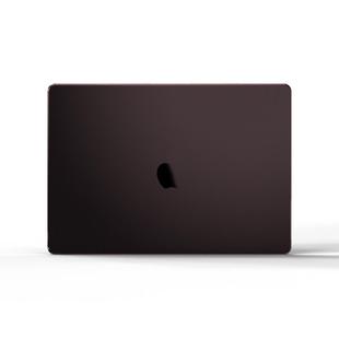 For MacBook Air 13.6 2025 / 2023 / 2022 Ultra-thin Crystal Hardshell Laptop Protective Case(Black)