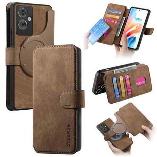 For OPPO A79 5G / A2 5G CaseNeo MagSafe RFID Anti-theft Retro Leather Phone Case(Brown)