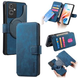 For OPPO A79 5G / A2 5G CaseNeo MagSafe RFID Anti-theft Retro Leather Phone Case(Blue)