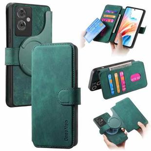 For OPPO A79 5G / A2 5G CaseNeo MagSafe RFID Anti-theft Retro Leather Phone Case(Green)