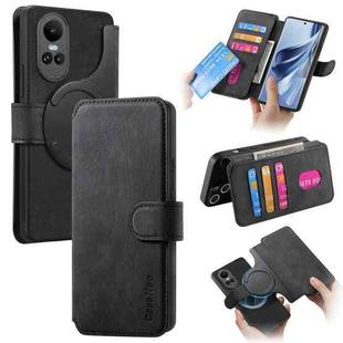For OPPO Reno10 5G Global CaseNeo MagSafe RFID Anti-theft Retro Leather Phone Case(Black)