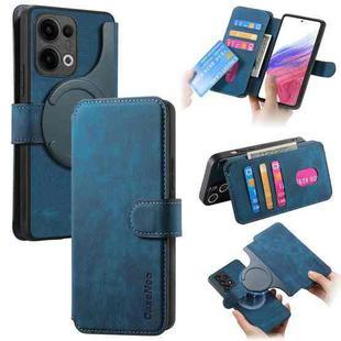 For OPPO Reno13 CaseNeo MagSafe RFID Anti-theft Retro Leather Phone Case(Blue)