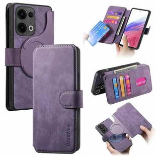 For OPPO Reno13 CaseNeo MagSafe RFID Anti-theft Retro Leather Phone Case(Purple)