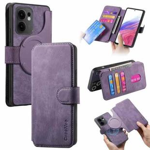 For OPPO Reno13 F 4G / 5G CaseNeo MagSafe RFID Anti-theft Retro Leather Phone Case(Purple)