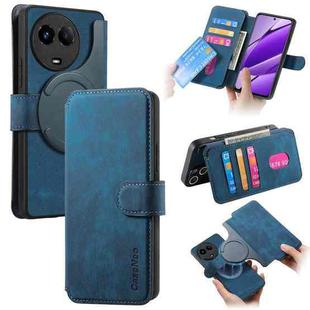 For Realme 11 5G Global / 11X CaseNeo MagSafe RFID Anti-theft Retro Leather Phone Case(Blue)