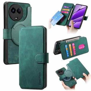 For Realme 11 5G Global / 11X CaseNeo MagSafe RFID Anti-theft Retro Leather Phone Case(Green)