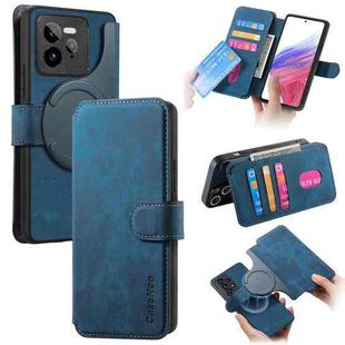 For Realme GT7 Pro CaseNeo MagSafe RFID Anti-theft Retro Leather Phone Case(Blue)