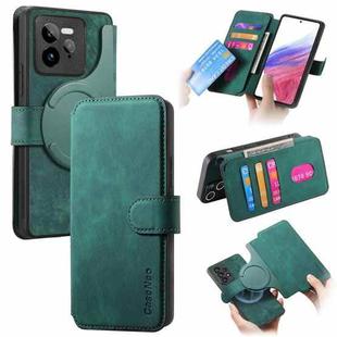 For Realme GT7 Pro CaseNeo MagSafe RFID Anti-theft Retro Leather Phone Case(Green)