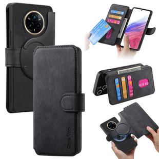 For Realme 14 Pro+ CaseNeo MagSafe RFID Anti-theft Retro Leather Phone Case(Black)