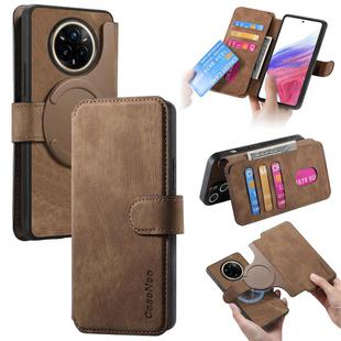 For Realme 14 Pro+ CaseNeo MagSafe RFID Anti-theft Retro Leather Phone Case(Brown)
