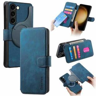 For Samsung Galaxy S23 5G CaseNeo MagSafe RFID Anti-theft Retro Leather Phone Case(Blue)