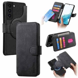 For Samsung Galaxy S22+ 5G CaseNeo MagSafe RFID Anti-theft Retro Leather Phone Case(Black)