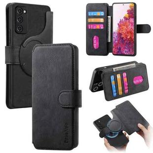 For Samsung Galaxy S20 FE CaseNeo MagSafe RFID Anti-theft Retro Leather Phone Case(Black)