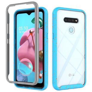 For LG K51 / Q51 Shockproof Starry Sky PC + TPU Protective Case(Sky Blue)