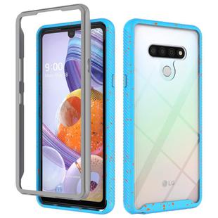 For LG Stylo 6 Shockproof Starry Sky PC + TPU Protective Case(Sky Blue)