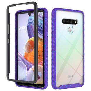 For LG Stylo 6 Shockproof Starry Sky PC + TPU Protective Case(Purple)