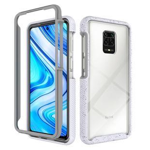 For Xiaomi Redmi Note 9 Pro Max Shockproof Starry Sky PC + TPU Protective Case(White)