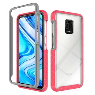 For Xiaomi Redmi Note 9 Pro Max Shockproof Starry Sky PC + TPU Protective Case(Red)