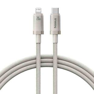 Baseus Titanium Alloy Series 20W USB-C / Type-C to 8 Pin Fast Charging Cable, Length:1m(Gold)